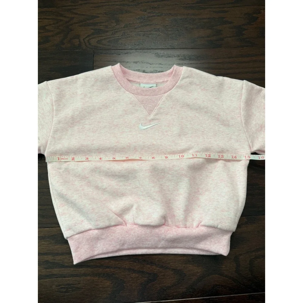 Nike Toddler 2-Piece Sweatshirt and Joggers Set Pink Foam Heather 3T 26M188-AAR